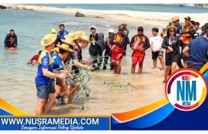 Pembalap MotoGP Tanam Terumbu Karang di Pantai Kuta
