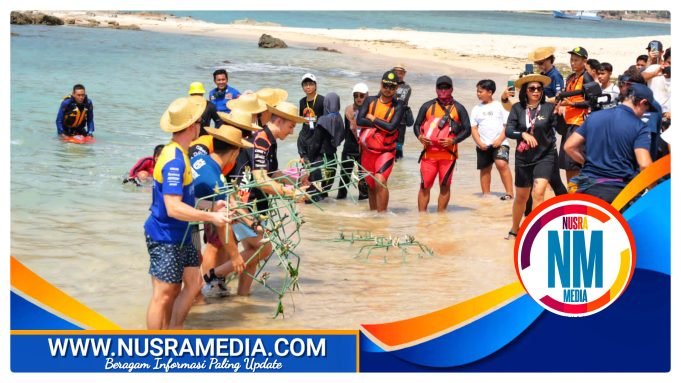 Pembalap MotoGP Tanam Terumbu Karang di Pantai Kuta