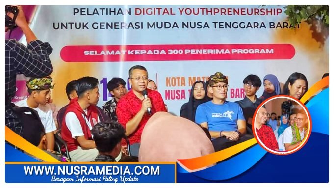 Bang Zul dan Sandiaga Uno Berbagi Pengalaman dengan Anak Muda NTB
