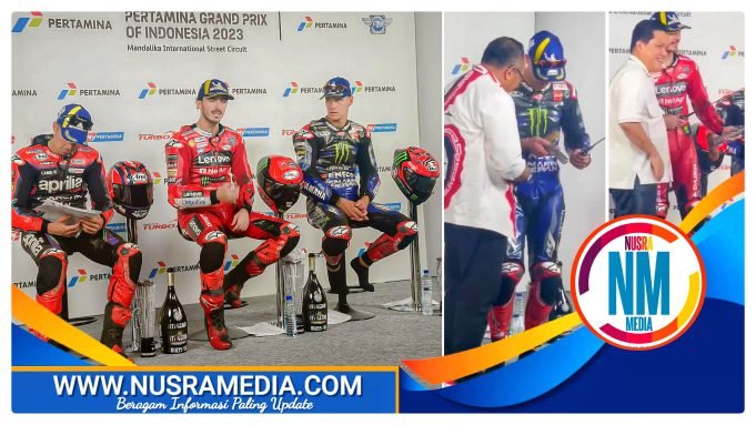 Pertama di Dunia, Hanya di Indonesia Juara MotoGP Dihadiahkan Pusaka Keris