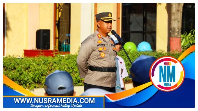 Kapolres Sumbawa Ingatkan Siswa Jauhi Narkotika dan Tertib Berlalulintas