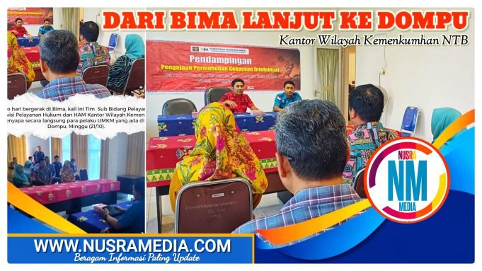 Totalitas Kemenkumham NTB Dampingi Permohonan Pendaftaran Kekayaan Intelektual