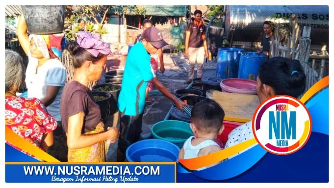 Dinsos NTB Distribusikan Air Bersih