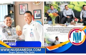 Lindungi Masa Depan Generasi Muda, Kanwil Kemenkumham NTB Bersinergi dengan BNNP NTB