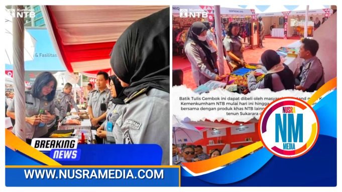 Kanwil Kemenkumham NTB Bawa Produk UMKM Lokal di Festival Merek 2023