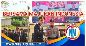 Kapolres Lombok Utara Pimpin Upacara Sumpah Pemuda 2023