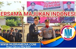 Kapolres Lombok Utara Pimpin Upacara Sumpah Pemuda 2023