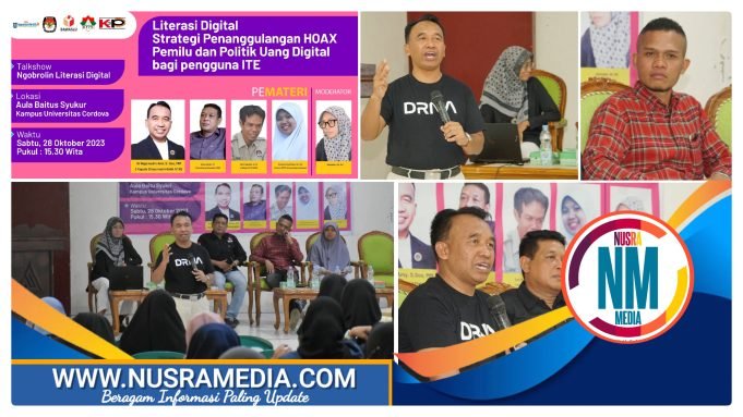 Ngobrol Literasi Digital di KSB, Doktor Najam Ingatkan Pentingnya Peran Digital Native Lawan Hoax Pemilu