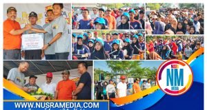 Ikuti Jalan Sehat dan Salurkan Bantuan Senilai Rp200 Juta, Keluarga Besar SMKN 1 Seteluk : “Terimakasih Johan Rosihan”