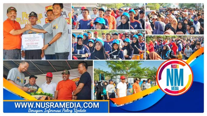 Ikuti Jalan Sehat dan Salurkan Bantuan Senilai Rp200 Juta, Keluarga Besar SMKN 1 Seteluk : “Terimakasih Johan Rosihan”