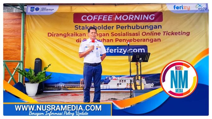 Migrasi Tiket Online Penyebrangan Laut di NTB Nyaris 100 Persen