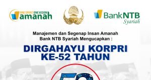 BANK NTB SYARIAH : DIRGAHAYU KORPRI KE-52
