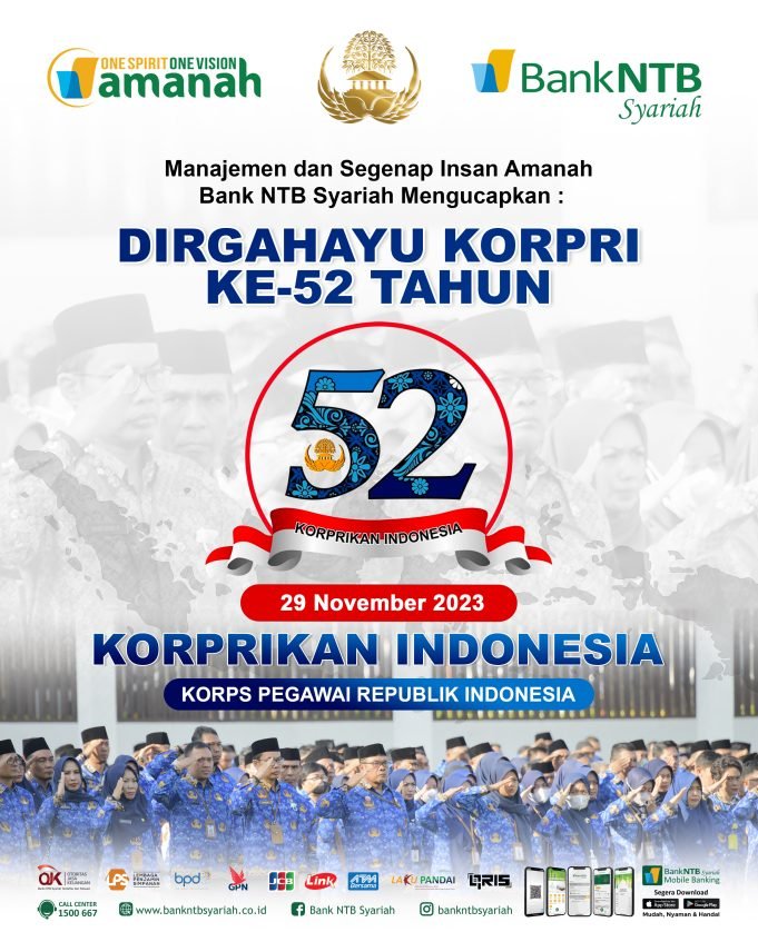 BANK NTB SYARIAH : DIRGAHAYU KORPRI KE-52