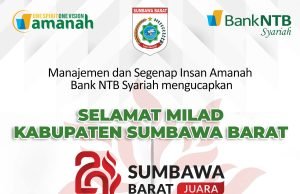 BANK NTB SYARIAH : SELAMAT MILAD KABUPATEN SUMBAWA BARAT