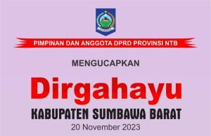 DPRD PROVINSI NTB : DIRGAHAYU KABUPATEN SUMBAWA BARAT