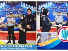 Acara Pisah Sambut Dihadiri Kakanwil Kemenkumham NTB, Kalapas Perempuan Mataram Resmi Berganti