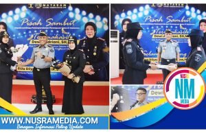 Acara Pisah Sambut Dihadiri Kakanwil Kemenkumham NTB, Kalapas Perempuan Mataram Resmi Berganti