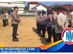 Jelang Pemilu 2024, Polres Sumbawa Barat Gelar Operasi Mantap Brata Rinjani