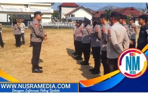 Jelang Pemilu 2024, Polres Sumbawa Barat Gelar Operasi Mantap Brata Rinjani