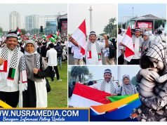 Didampingi Istri Hadiri Aksi Bela Palestina di Jakarta, Johan Rosihan : Indonesia Harus Tegak Lurus Bela Palestina !