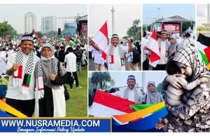 Didampingi Istri Hadiri Aksi Bela Palestina di Jakarta, Johan Rosihan : Indonesia Harus Tegak Lurus Bela Palestina !
