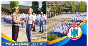 Satlantas Polres Loteng Sosialisasikan Tertib Lalulintas di MAN 1 Loteng