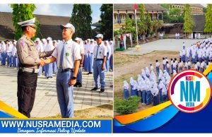 Satlantas Polres Loteng Sosialisasikan Tertib Lalulintas di MAN 1 Loteng