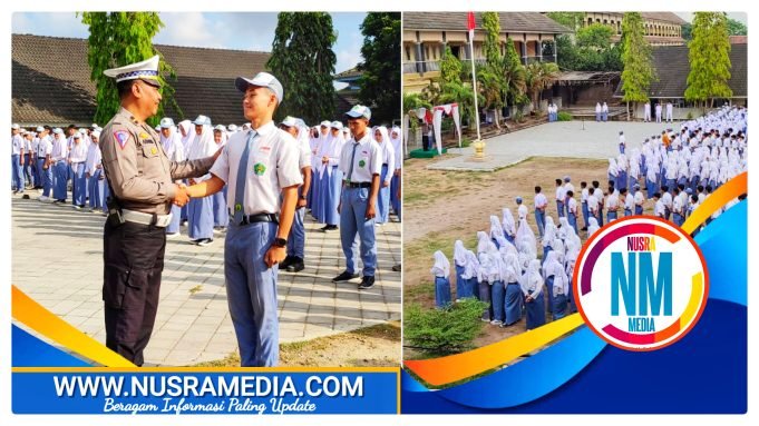Satlantas Polres Loteng Sosialisasikan Tertib Lalulintas di MAN 1 Loteng