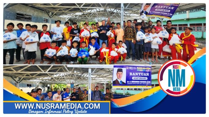 HMS Bagikan 15 Ribu Bibit Lele dan Sembako di Ponpes Al-Ikhlas Muhammadiyah Kota Bima