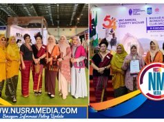 Bazar Amal Tahunan WIC, Disperin NTB Kenalkan Tenun Lenek Dimata Dunia