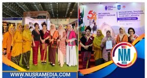 Bazar Amal Tahunan WIC, Disperin NTB Kenalkan Tenun Lenek Dimata Dunia