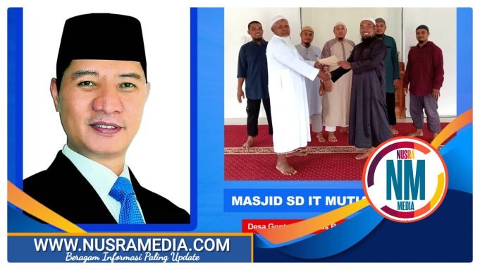 HMS Berikan Bantuan Untuk Masjid SDIT Mutiara Sunnah di Alas Barat