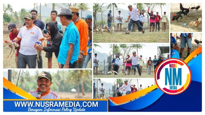 Hadiri Karapan Ayam di Batu Bangka, Johan Rosihan : Permainan Rakyat Harus Terus Dilestarikan !