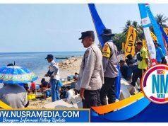 Polsek Rhee Lakukan Pengamanan Boat Race di Pantai Gelora