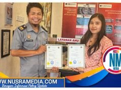 Kanwil Kemenkumham NTB Serahkan Sertifikat Apostille