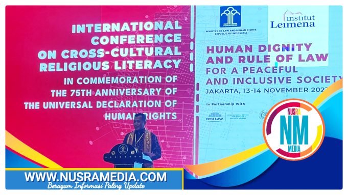 Menkumham RI : Pentingnya Literasi Keagamaan Lintas Budaya