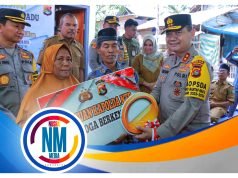 Bagi Paket Sembako, Kapolda NTB Juga Resmikan Rumah Sejahtera Terpadu Kota Bima
