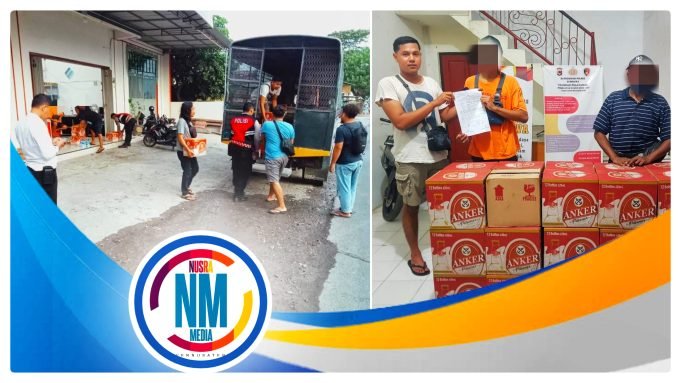 Sita Puluhan Dus Miras, Polisi Grebek Sebuah Toko Diwilayah Brang Biji