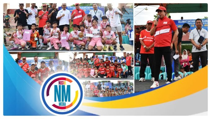 Ketua KONI Sumbawa Minta Atlet Sepak Bola Usia Dini Terus Berlatih