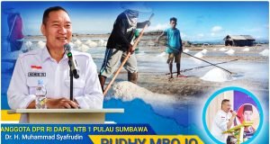 Respon Harapan Besar Petani Garam, HMS “Gercep” Usulkan ke Pusat Bangun Jalan Produksi dan Gudang Garam di Bima