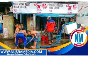 BPBD Distribusikan Air Bersih ke Rumah Pelanggan Perumdam Batulanteh