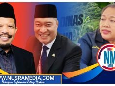 Keberadaan Johan Rosihan dan HMS di DPR RI Dinilai Berdampak Besar Bagi Masyarakat Tani Sumbawa Kepala Dinas Pertanian Sumbawa, Ir. Ni Wayan Rusmawati (pojok kanan), Anggota DPR RI Fraksi PAN Dapil NTB 1 Pulau Sumbawa, Dr. H. Muhammad Syafrudin atau biasa disapa HMS (tengah) dan Anggota DPR RI Fraksi PKS Dapil NTB 1 Pulau Sumbawa, H. Johan Rosihan, ST (pojok kiri). (Ist)