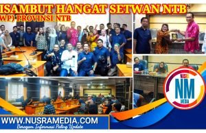 Sekretariat dan Wartawan Pokja DPRD Jawa Timur Berkunjung ke DPRD NTB