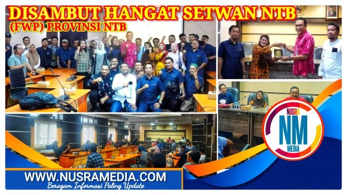 Sekretariat dan Wartawan Pokja DPRD Jawa Timur Berkunjung ke DPRD NTB
