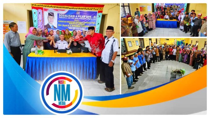 HMS Gandeng PWRI Sumbawa Gelar Sosialisasi 4 Pilar MPR RI