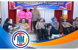 Polda NTB Gelar Donor Darah Sambut HUT Polairud ke 73
