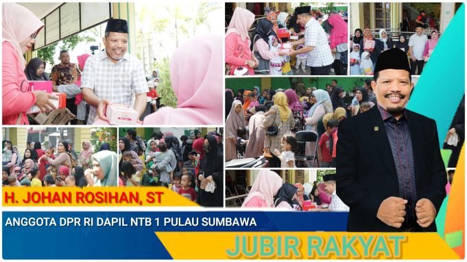 Johan Rosihan Serahkan Bantuan Makanan Tambahan Untuk Ibu Hamil dan Balita