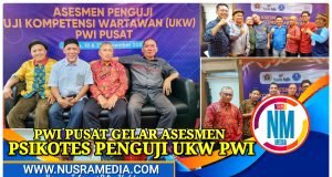 Empat Wartawan Senior PWI NTB Jadi Peserta Asesmen Psikotes Penguji UKW