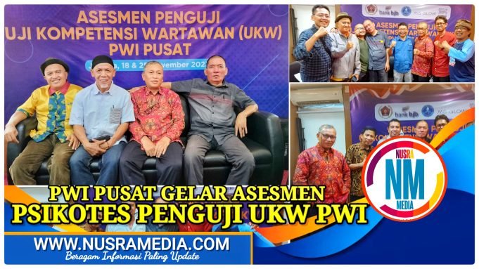 Empat Wartawan Senior PWI NTB Jadi Peserta Asesmen Psikotes Penguji UKW