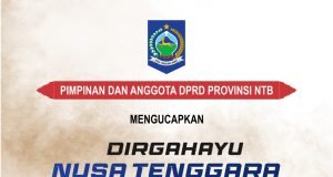KELUARGA BESAR DPRD NTB : DIRGAHAYU NTB KE-65